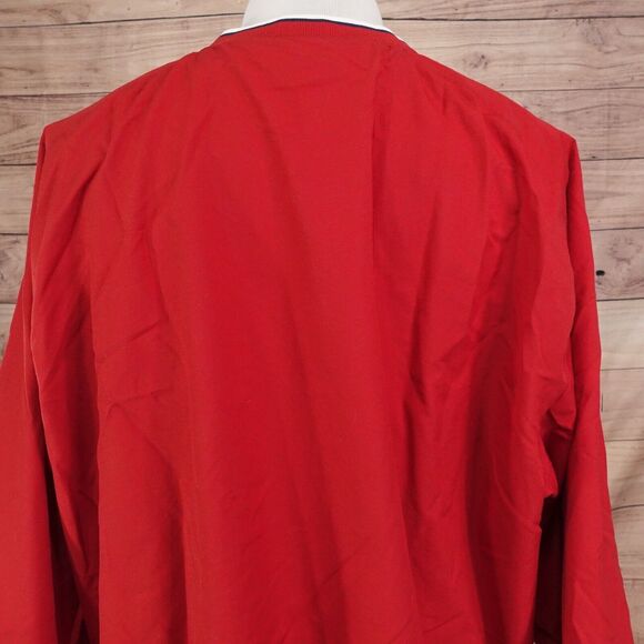 VINTAGE ST LOUIS CARDINALS NIKE TEAM CENTER SWOOSH PULLOVER JACKET SZ XL - Picture 5 of 7